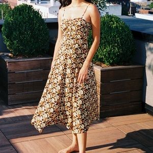 Floral midi dress